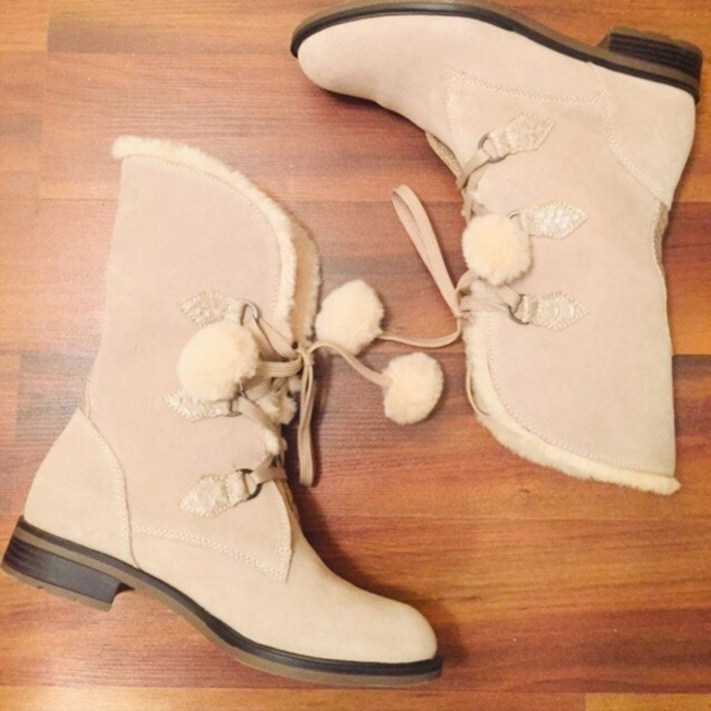 Sporto lux suede and fur winter boots